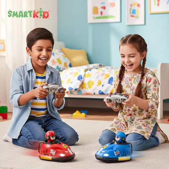 Remote Controlled Bumper Car Battle Set – 2 Cars + 2 Remotes